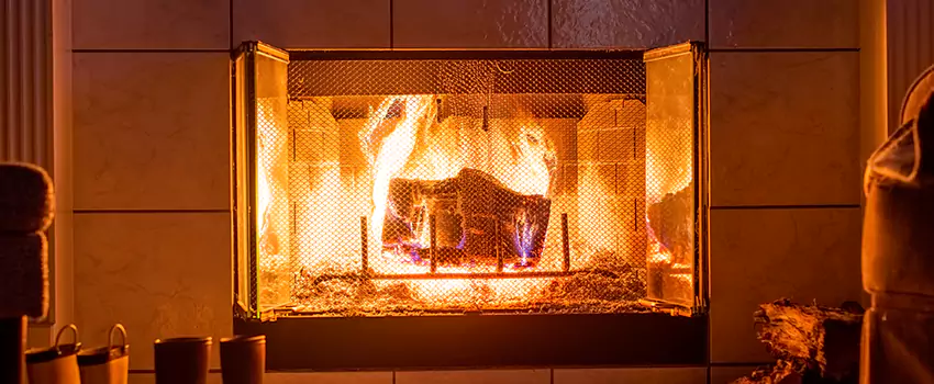Mendota Hearth Landscape Fireplace Installation in Highlands Ranch, Colorado