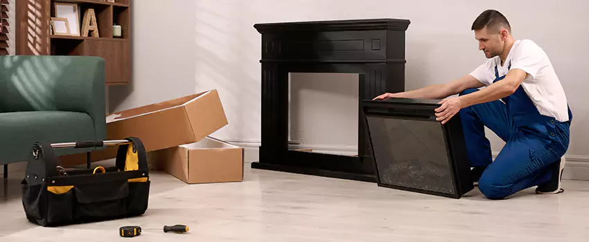 Old Rusted Metal Fireplace Repair And Replacement in Highlands Ranch, CO